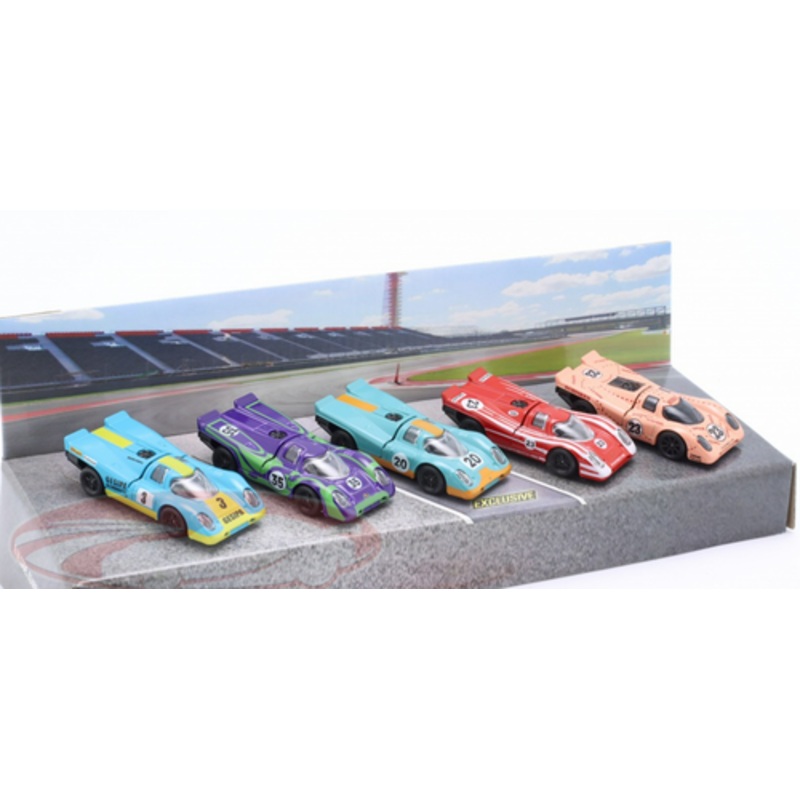 1/64 Majorette 5-Car Set Porsche 917 KH Edition Car Models