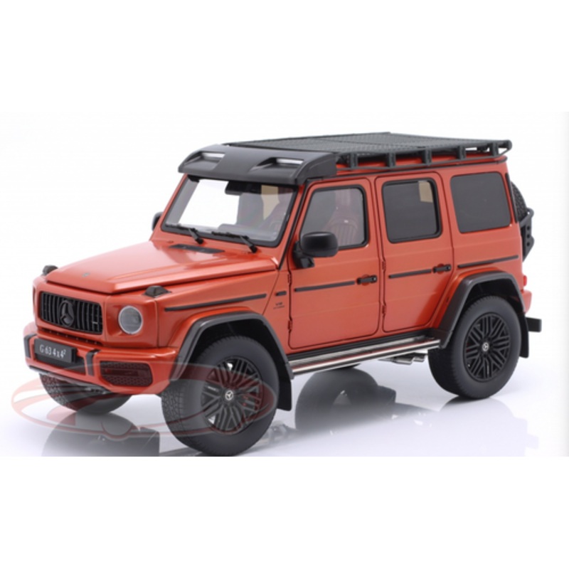 1/18 iScale 2022 Mercedes-Benz AMG G63 (W463) 4x4 (Copper Orange Magno) Diecast Car Model