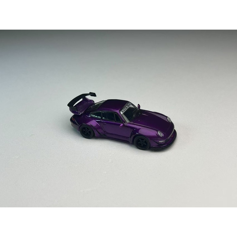[Preorder] Flame 1:64 Porsche RWB 993 964 Purple Carbon Fiber (2 Versions) RWB 993