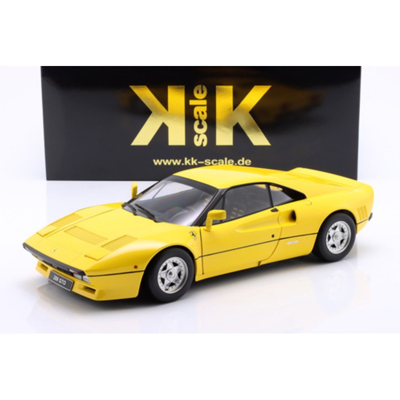 1/12 KK-Scale 1984 Ferrari 288 GTO (Yellow) Diecast Car Model