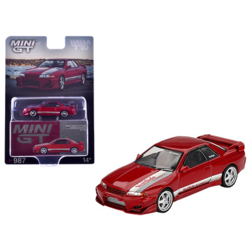 1/64 Mini GT Nissan Skyline GT-R (R32) VeilSide Combat C-I Gem (Red) Diecast Car Model