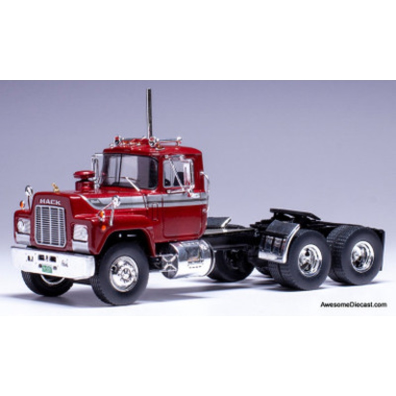 1966 Mack R-Series Day Cab, Dark Red 1:43 Diecast Model Truck by IXO