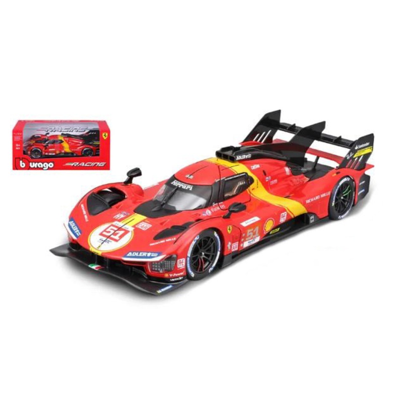 Ferrari 499P Hypercar N*51 2023 1:24 - Le Mans Winner - BBurago