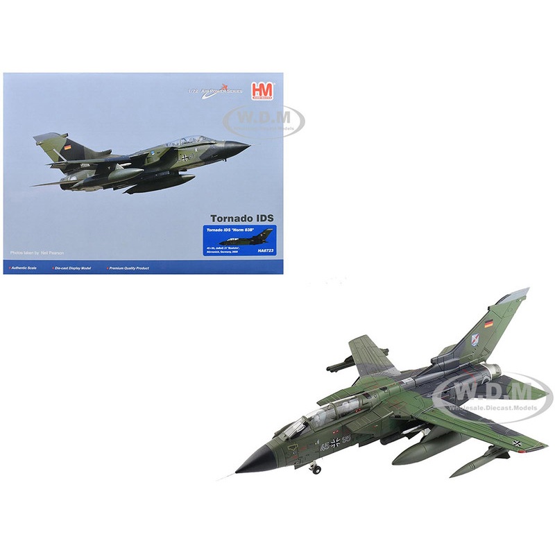 Panavia Tornado IDS Fighter-Bomber Aircraft "Norm 83B, 45+95, JaBoG 31 'Boelcke', Norvenich, Germany" (2008) German Luftwaffe "Air Power Series" 1/72 Diecast Model by Hobby Master