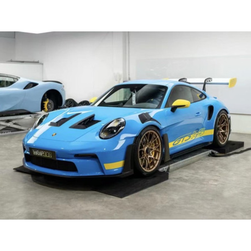 1/64 HH Model Porsche 911 992 GT3 RS (Light Blue) Car Model