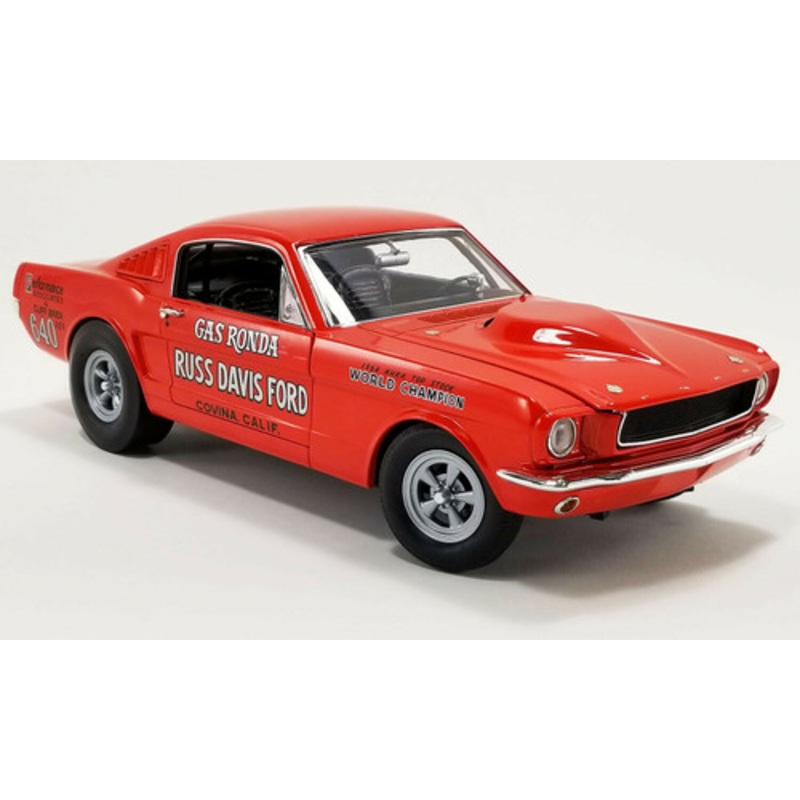 1/18 ACME 1965 Ford Mustang A/FX - Gas Ronda -1965 AHRA World Finals Champion Diecast Car Model