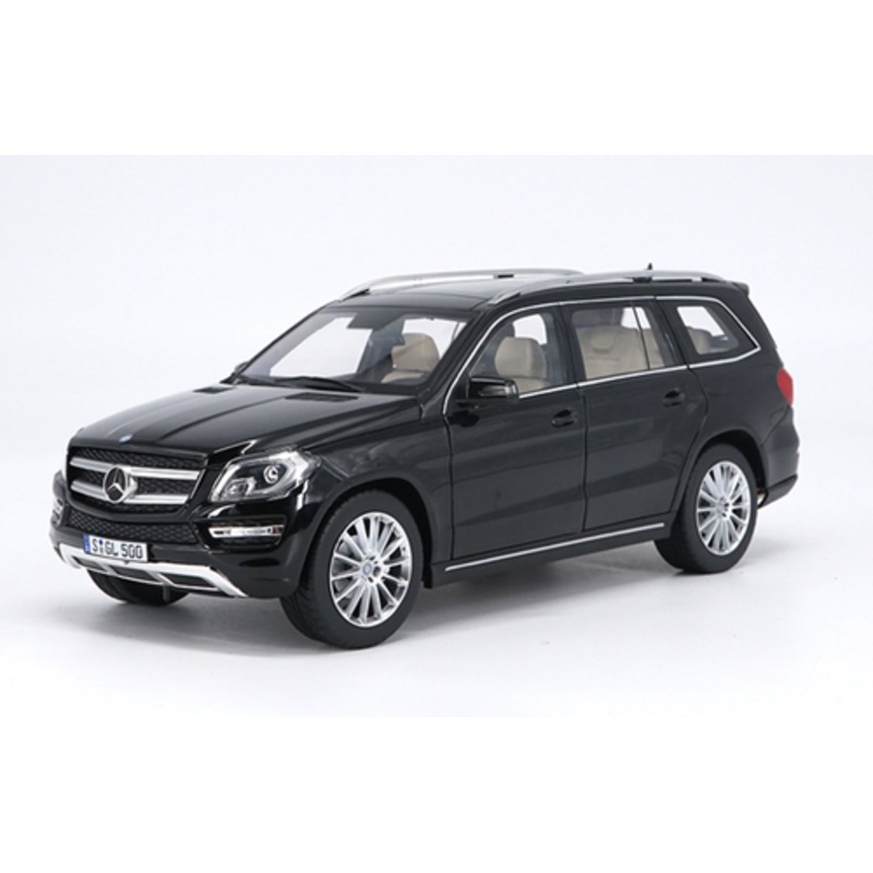 1/18 Dealer Edition Mercedes-Benz MB GL-Class GL-Klasse GL500 2nd Generation (X166; 2013-2019) (Black) Diecast Car Model