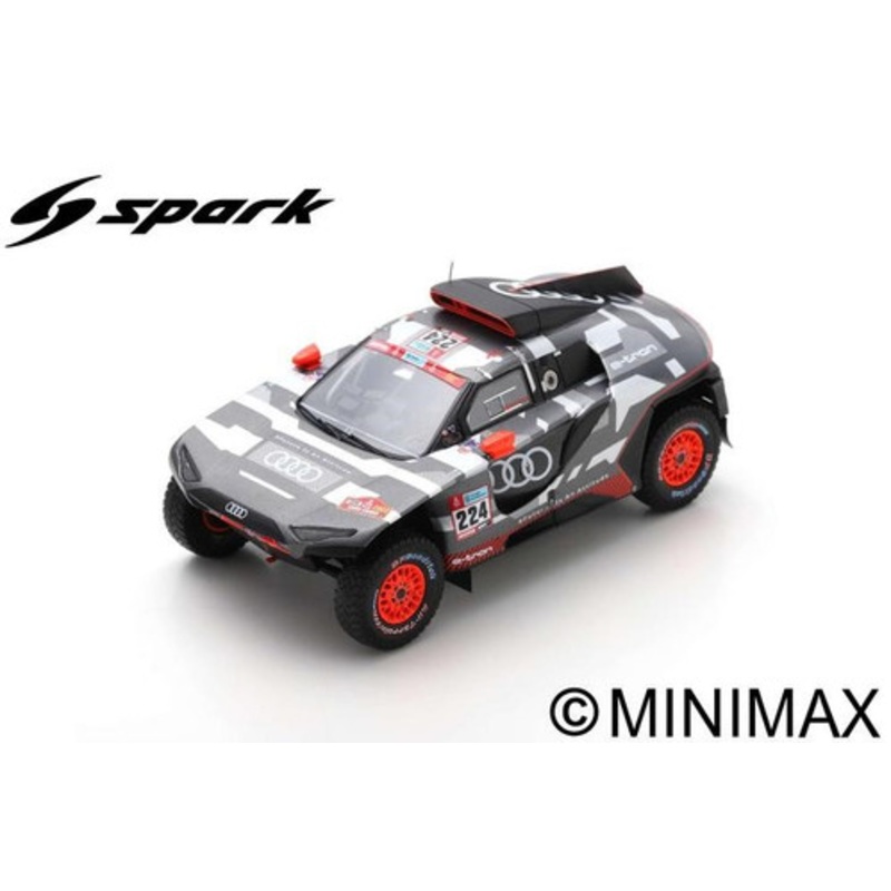 1/43 Spark 2022 Audi RS Q e-tron No.224 Dakar M. Ekstrm - E. Bergkvist Car Model