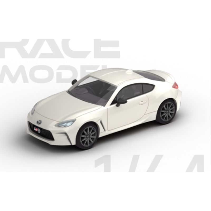 1/64 POPRACE Toyota GR 86 2022 - Halo White Diecast Car Model