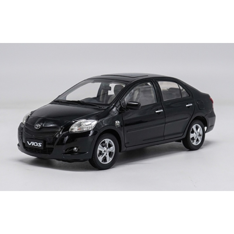 1/18 Dealer Edition Toyota Yaris / Vios (Black) 2nd Generation (XP90; 20072013) Diecast Car Model