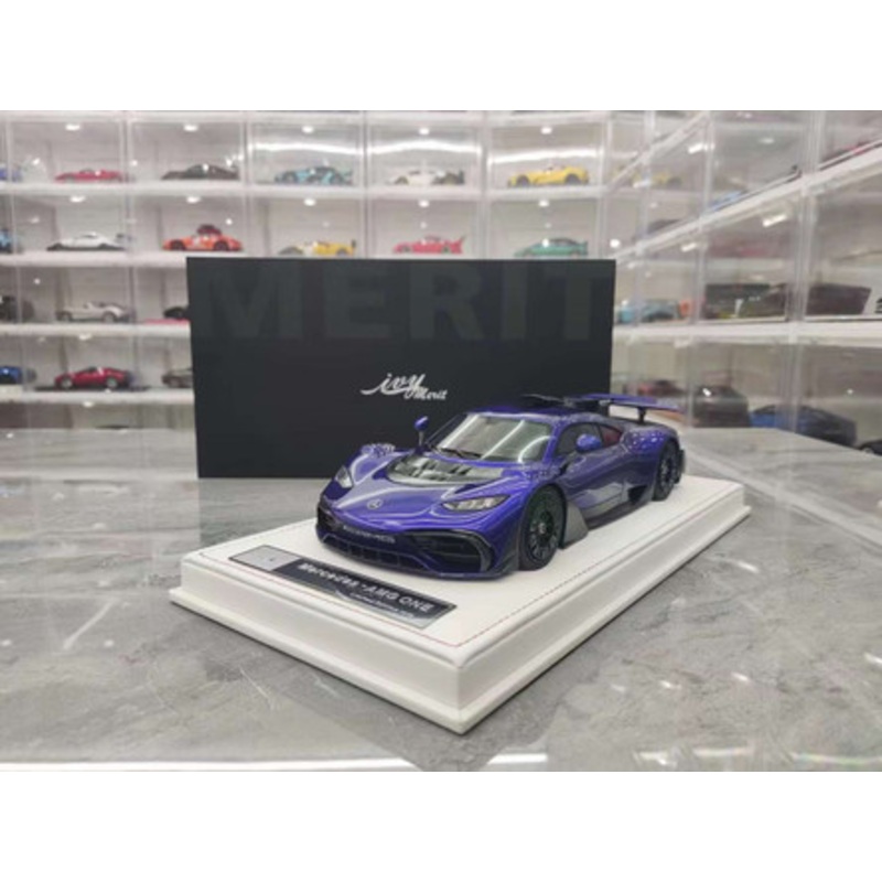 1/18 Ivy Mercedes AMG ONE (Metallic Blue) Resin Car Model Limited 39 Pieces