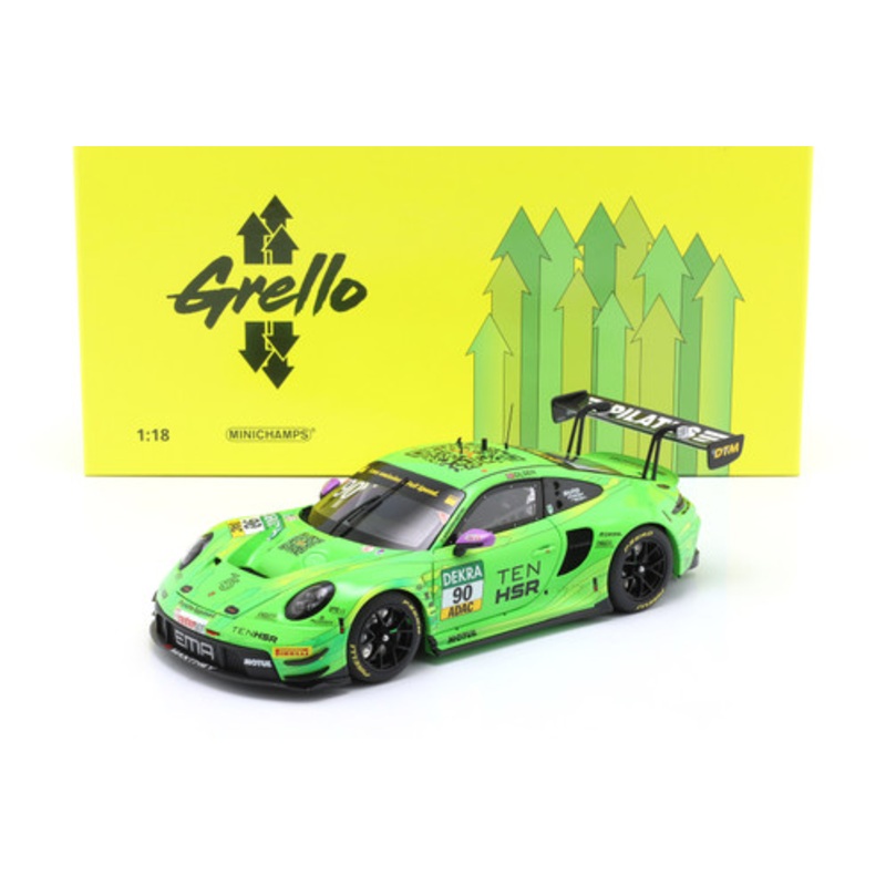 1/18 Minichamps 2023 Porsche 911 GT3 R #90 2nd Hockenheim DTM Manthey Racing EMA Dennis Olsen Diecast Car Model