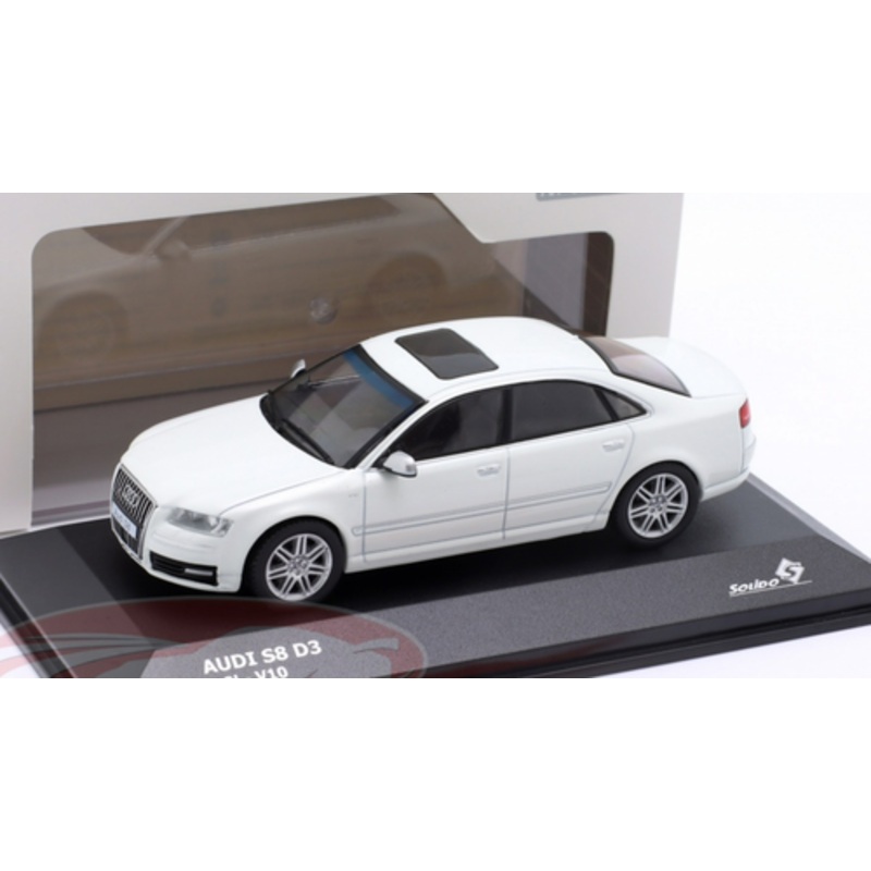 1/43 Solido 2010 Audi S8 (D3) (White) Diecast Car Model