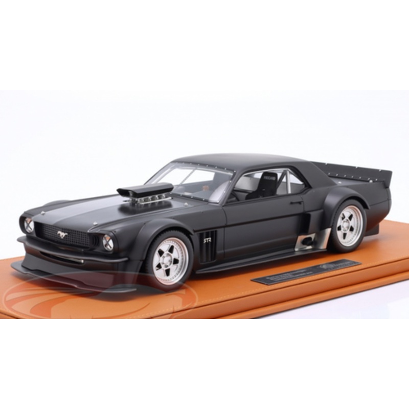 1/12 TopMarques 1965 Ford Mustang Hoonigan Coupe (Matte Black) Resin Car Model