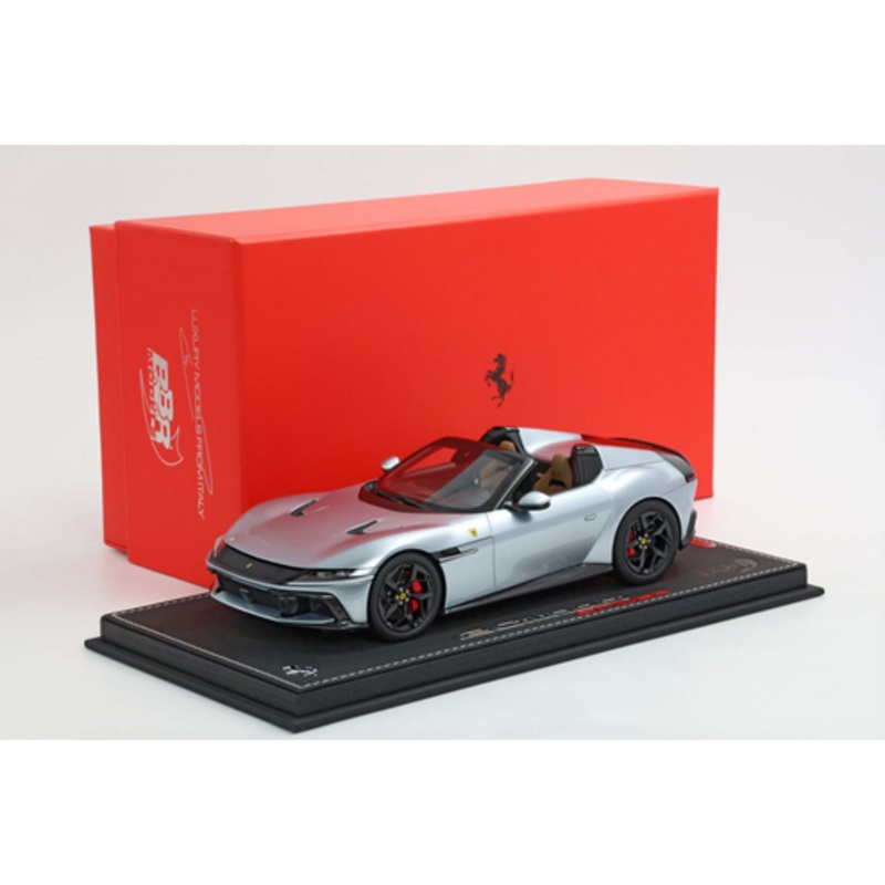 1/18 BBR Ferrari 12 Cilindri Spider (Grigio Titanio Grey) Car Model