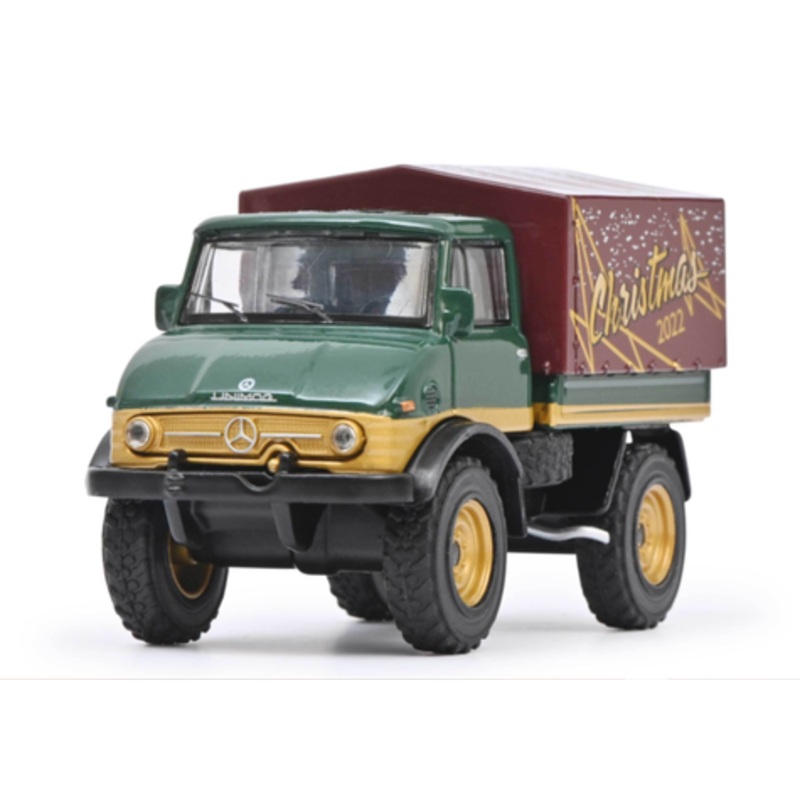 1/64 Schuco Mercedes -Benz Unimog U406 CHRISTMAS Diecast Car Model