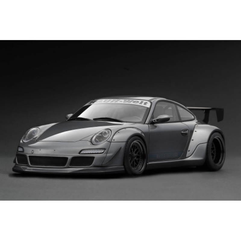 1/18 IG Ignition Model Porsche 911 GT3 997 RWB (Gun Metallic Grey) Car Model