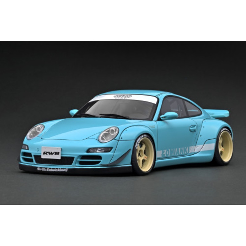 1/18 IG Ignition Model Porsche RWB 911 997 (Green Blue) Car Model