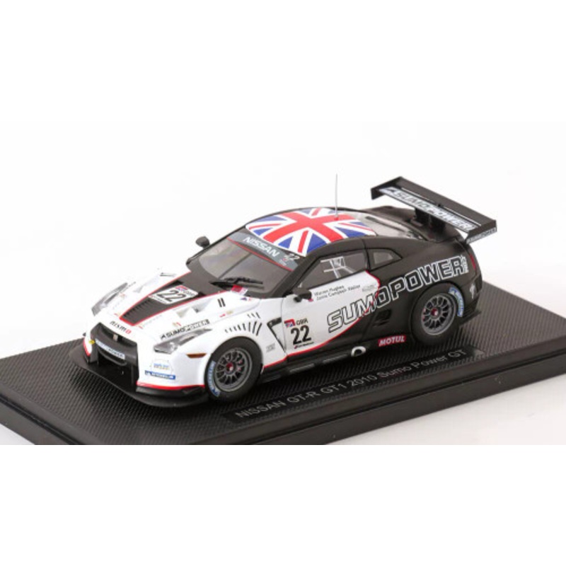 1/43 Ebbro 2010 Nissan GT-R GT1 #22 FIA GT Championship Sumo Power GT Jamie Campbell-Walter, Warren Hughes Car Model