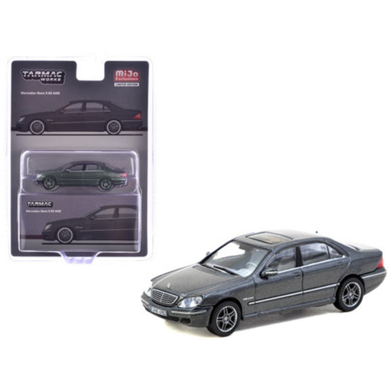 1/64 Tarmac Works Mercedes-Benz S65 AMG (Grey) Diecast Car Model
