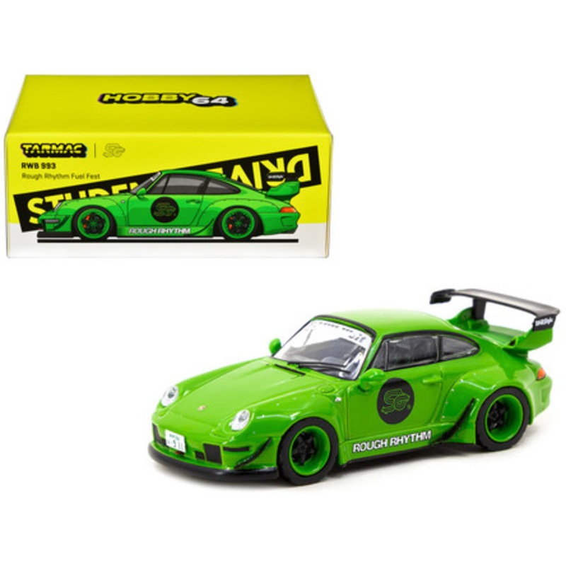 1/64 Tarmac Works Porsche RWB 993 Rough Rhythm Fuel Fest Student Driver