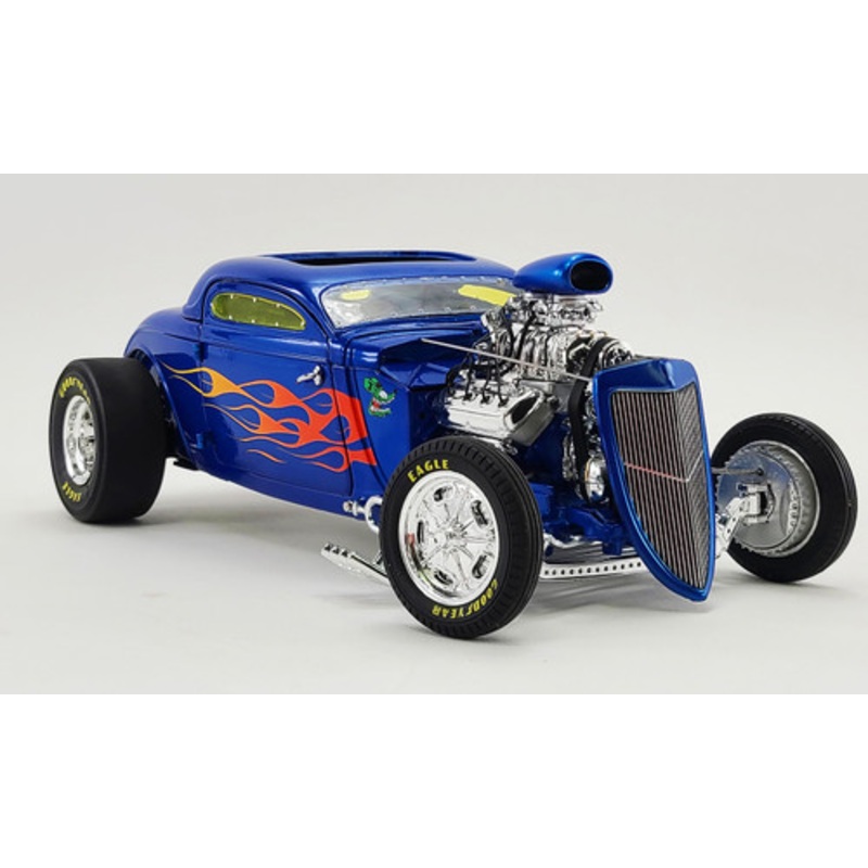 1/18 ACME 1934 Ford Blown Altered Coupe Rat Fink Diecast Car Model