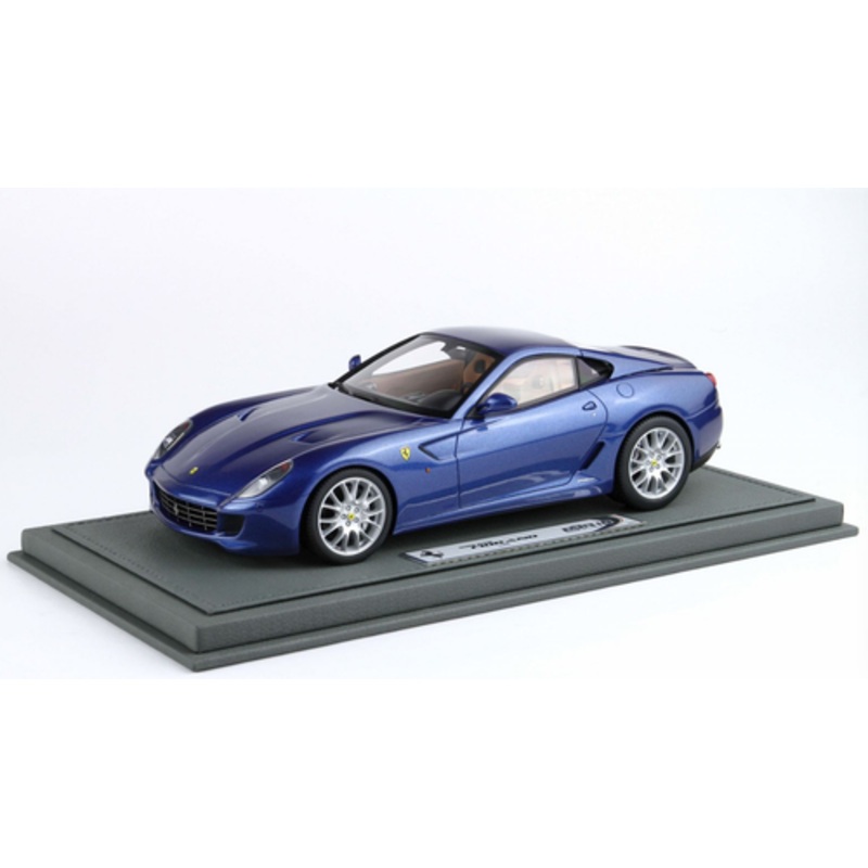 1/18 BBR 2006 Ferrari 599 GTB Fiorano (Mirabeau Blue) Car Model Limited 72 Pieces