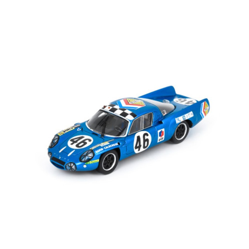1/43 Spark Alpine A210 No.46 Le Mans 24H 1969 A. LeGuellec- B. Tramont Car Model