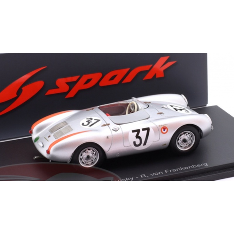 1/43 Spark Porsche 550 No.37 4th Le Mans 24H 1955 H. Polensky - R. von Frankenberg Car Model