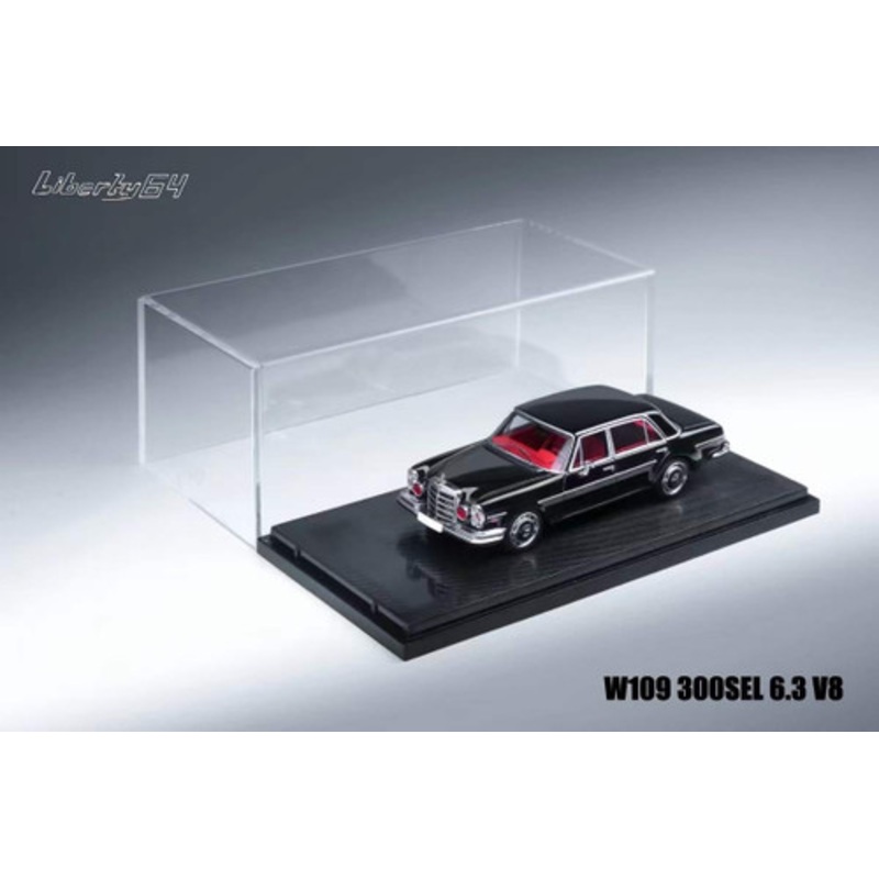 1/64 Liberty64 Mercedes-Benz W109 300 SEL 6.3 V8 (Black) Diecast Car Model