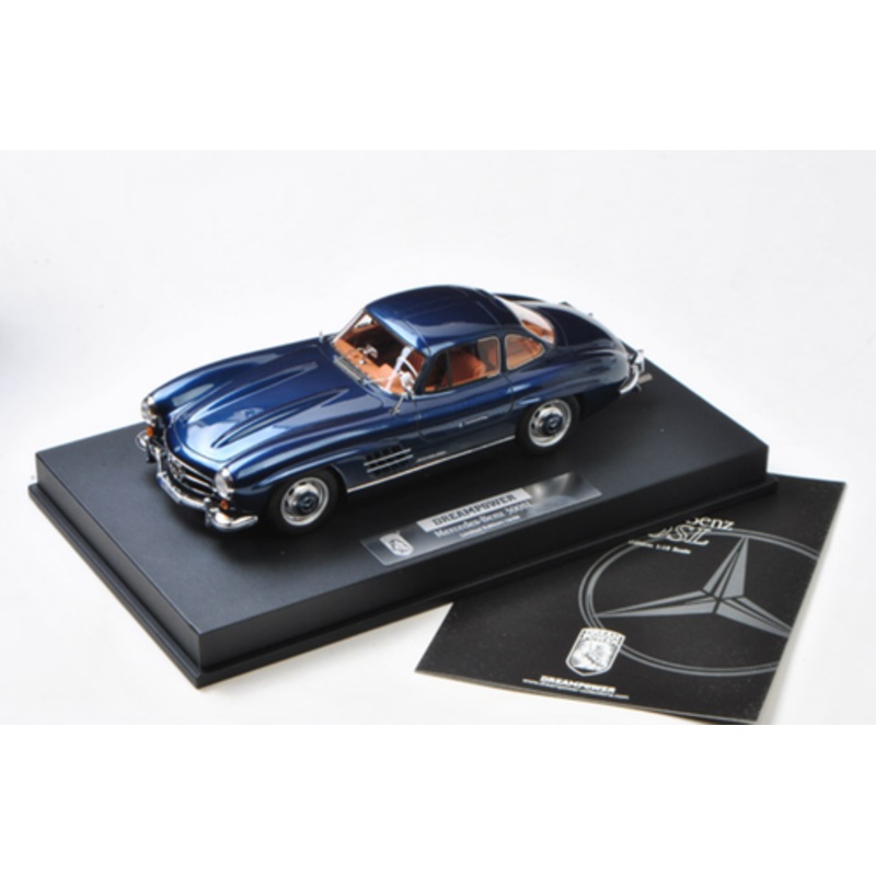 1/18 DreamPower Mercedes-Benz Mercedes MB 300 SL 300SL (Blue) Car Model Limited 30 Pieces
