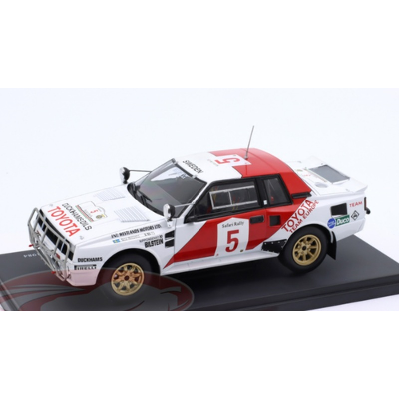 1/24 Altaya 1984 Toyota Celica Twincam Turbo #5 Winner Safari Rally Westlands Motors Bjrn Waldegard, Hans Thorszelius Car Model