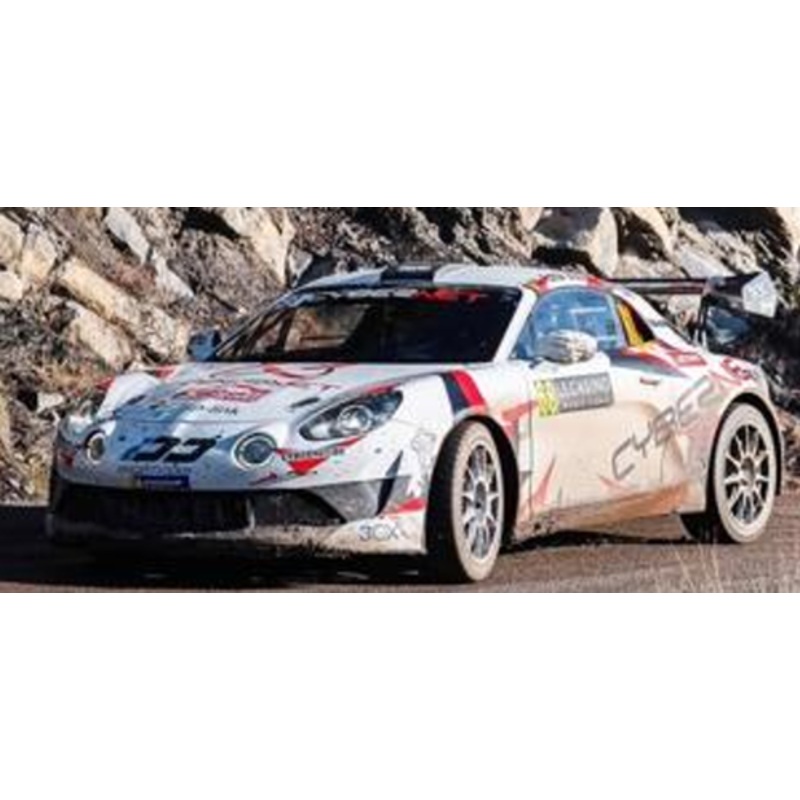 1/43 Spark Alpine A110 Rally RGT No.68 Chazel Technologies Course Rally Monte Carlo 2025 ( 2nd RGT ) A. Fumal - J. Escartefigue Car Model