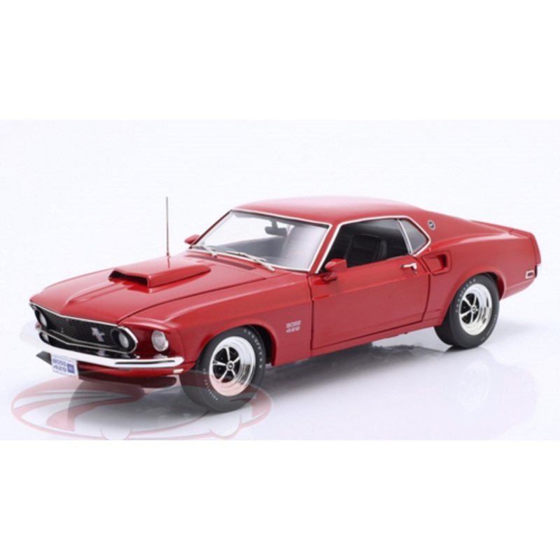 1/18 ACME 1969 Ford Mustang  Boss 429 (Candy Apple Red) Diecast Car Model