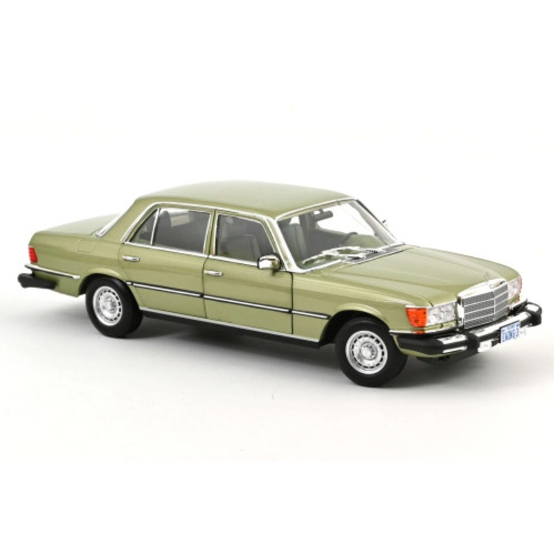 1/18 Norev 1979 Mercedes-Benz 450 SEL (W116) US version J.R. Ewing (Green Metallic) Diecast Car Model