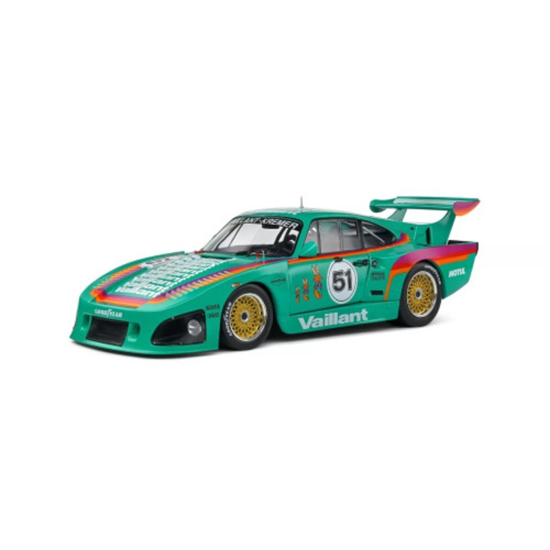1/18 Solido 1977 Porsche 935 K3 #51 Vaillant Diecast Car Model