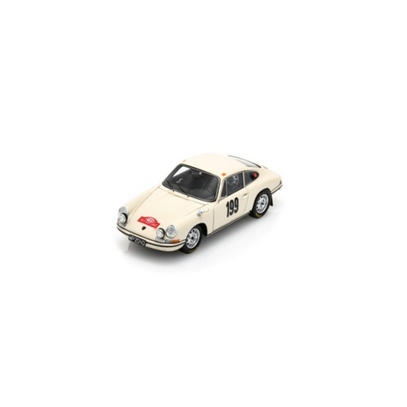 1/43 Spark Porsche 912 No.199 Rally Monte Carlo 1968 W. Markowski - M. Wangrat Car Model
