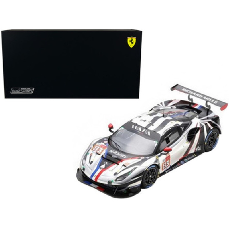 Ferrari 488 GTE #83 Nicklas Nielsen - Francois Perrodo - Alessio Rovera Winner LMGTE Am Class "AF Corse" 24 Hours of Le Mans (2021) 1/18 Model Car by LookSmart