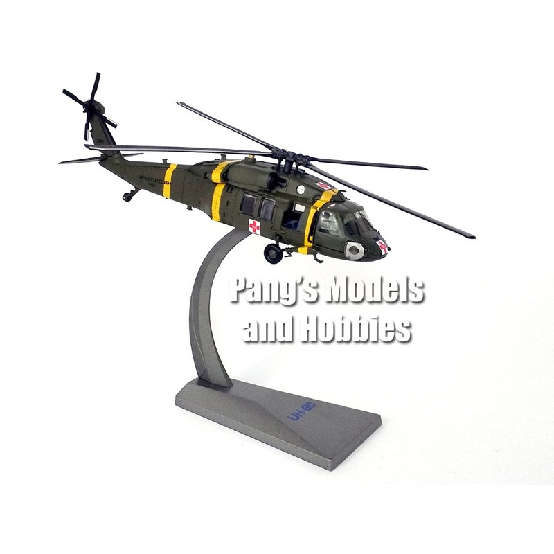 Sikorsky UH-60 Blackhawk (Black Hawk) ARMY 377th Medical Company, South Korea 2007 - 1/72 Scale Diecast Metal Model by Air Force 1