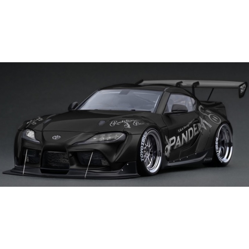 1/18 Ignition Model Toyota PANDEM Supra (A90) Black Metallic