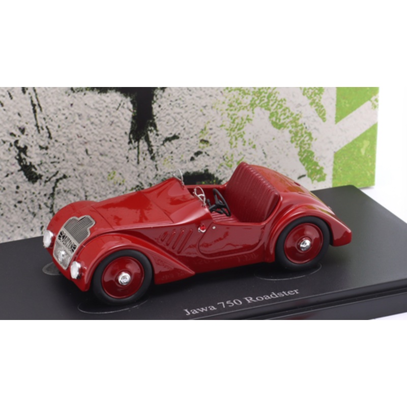 1/43 AutoCult 1935 Jawa 750 Roadster (Red) Car Model
