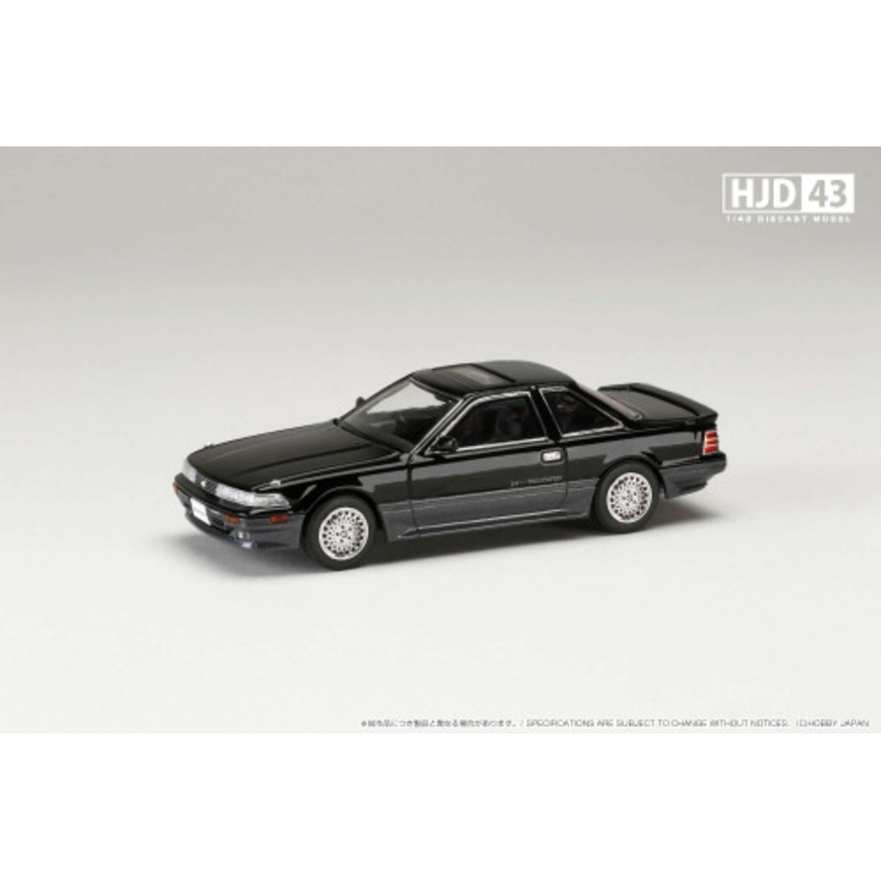 1/43 Ignition Model & Hobby Japan 1988 Toyota Soarer 2000 Twincam24 Twin Turbo GT Twin Turbo L (GZ20) (Dandy Black Toning) Car Model