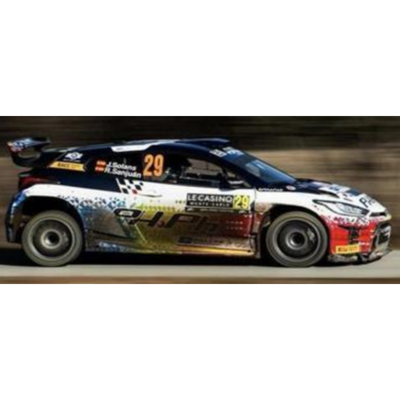 1/43 Spark 2024 TOYOTA GR Yaris Rally 2 No.29 7th RC2 Rally Monte Carlo J. Solans - R. Sanjun Car Model