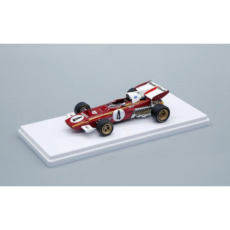 1/43 Tecnomodel Ferrari 312 B2 F1 1971 Monaco GP Driver Jacky Ickx Car # 4 Limited Edition Car Model