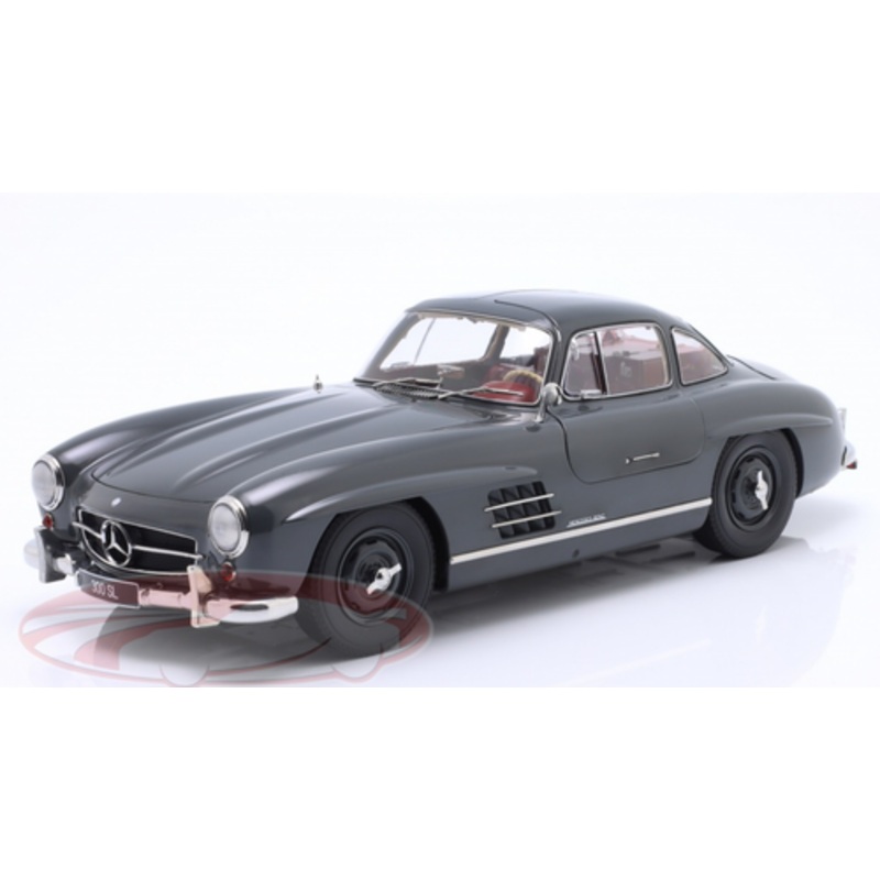1/12 Schuco 1954-1957 Mercedes-Benz 300 SL Gullwing (W198) (Dark Grey) Diecast Car Model