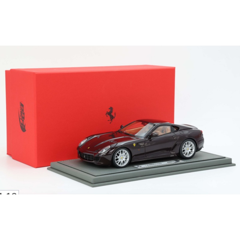 1/18 BBR 2006 Ferrari 599 GTB Fiorano Manual Gearbox (Burgundy) Car Model