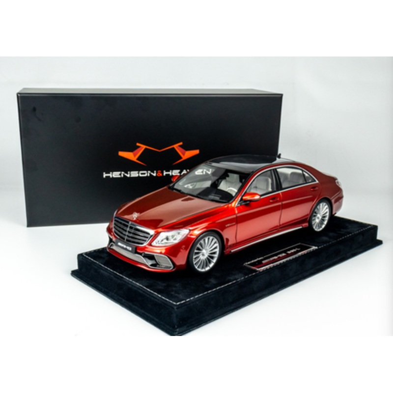 1/18 HH Model Mercedes-Benz S65L AMG W222 (Volcanic Red) Car Model Limited 30 Pieces