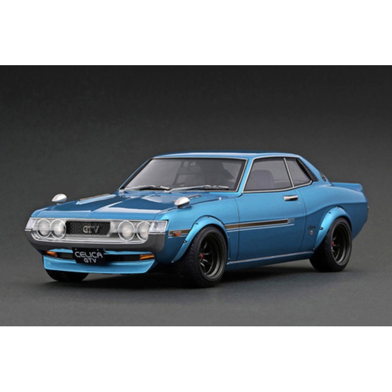 1/18 Ignition Model Toyota Celica 1600GTV (TA22) Light Blue Metallic Car Model