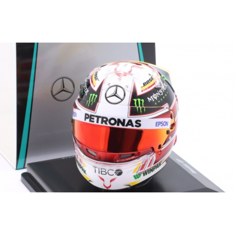 1/5 Spark 2018 Formula 1 Lewis Hamilton Mexican GP F1 World Championship Helmet Model