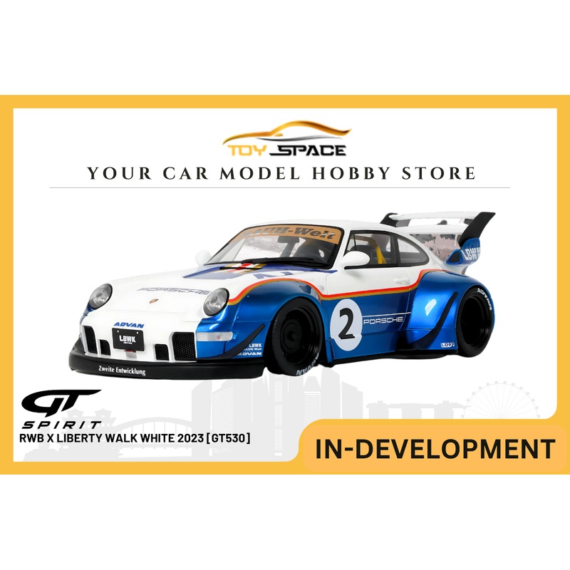 [GT SPIRIT] 1:18 RWB X Liberty Walk White 2023 [GT530]